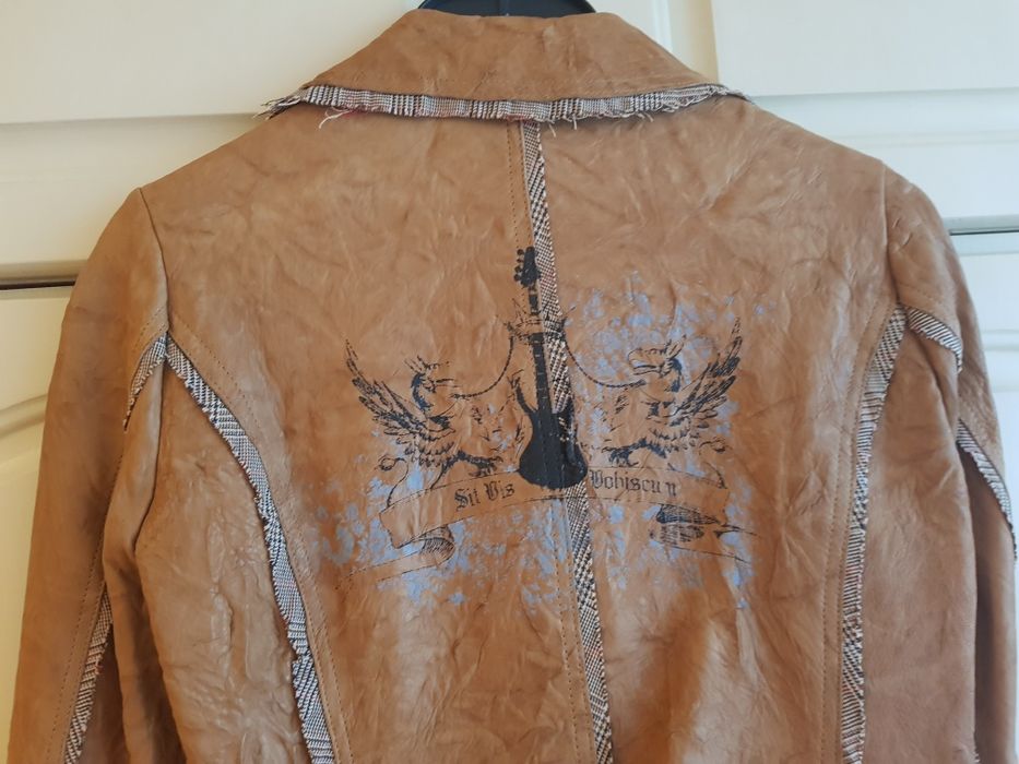 Сет сако естествена кожа и панталон ba&sh