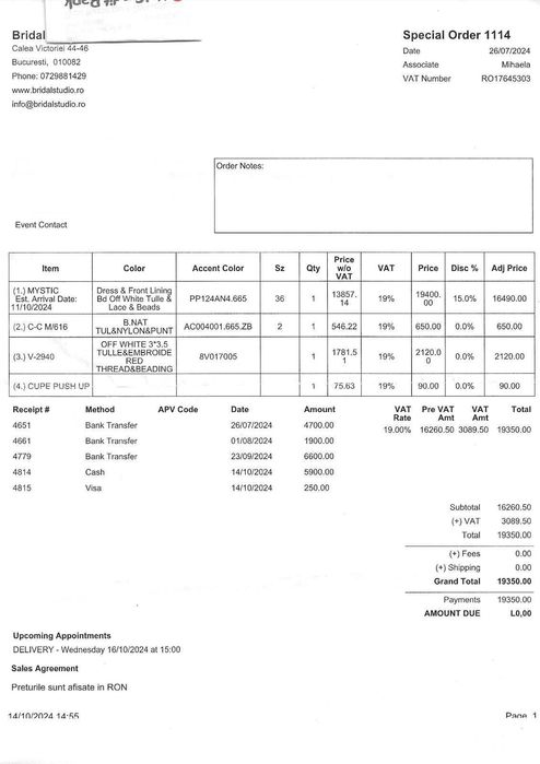 Rochie Mireasa Pronovias - Barcelona