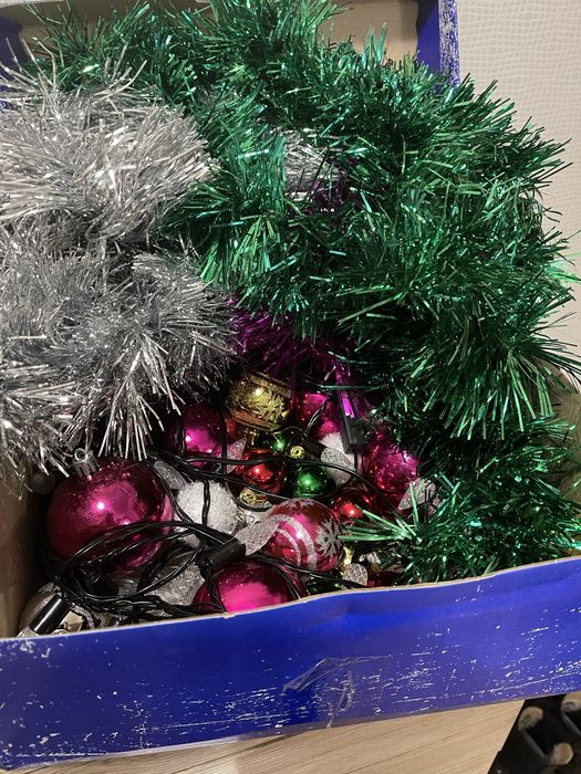 Игрушки, гирлянда на елку 4 метра