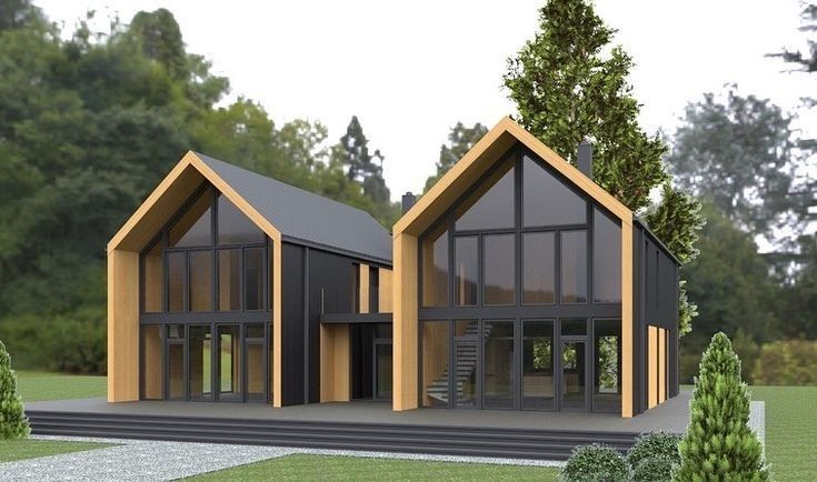 BarnHouse с просторной кухней-гостиной под ключ