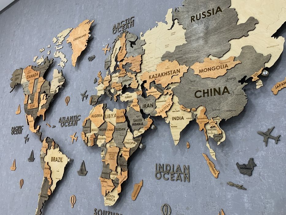 Дунё харитаси декор 3д, карта мира, 3d xarita 3d dunyo, karta mir, a