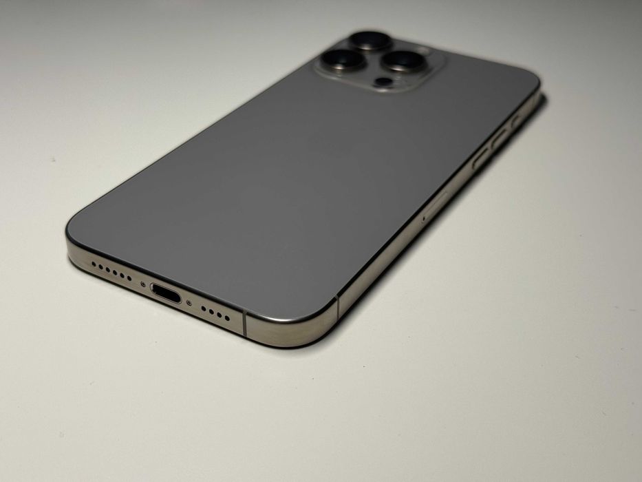 iPhone 15 Pro Max, Natural Titanium, 256Gb, Liber de retea | Cod - G754