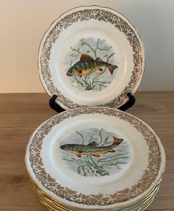 Farfurii portelan Limoges Bernardaud Franta pentru servit peste