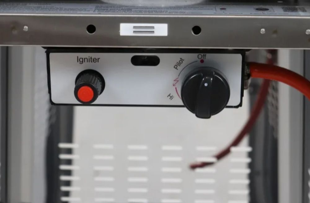 Vand Incalzitor terasa gaz, cu tub din QUARTZ si regulator Grunman