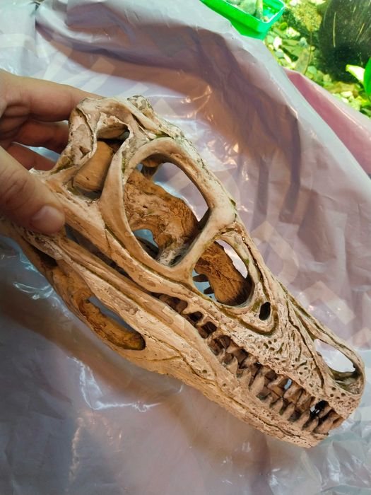 Декор череп для аквариума