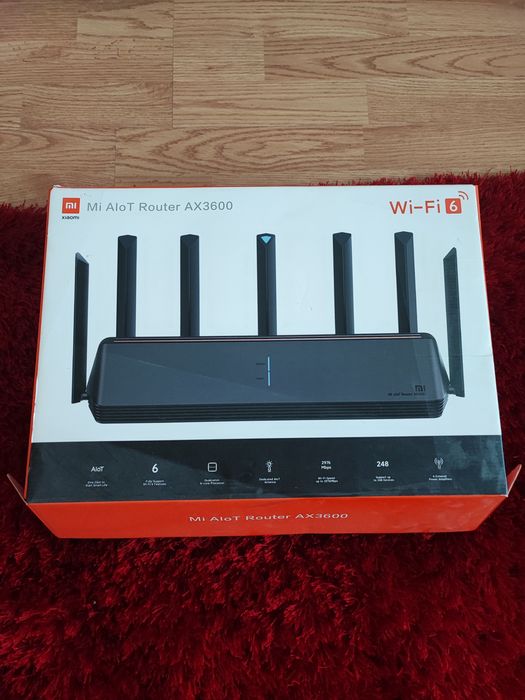 Router Xiaomi Mi AIoT AX3600, DVB4251GL, Wi-Fi 6, OFDMA + MU-MIMO, 6 a