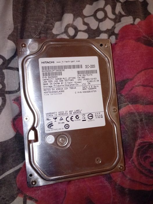 HDD hitachi 320 gb