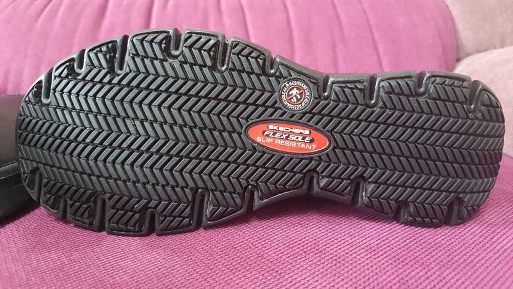 Pantofi piele SKECHERS Work Sure Track Slip Resistant marimea 35