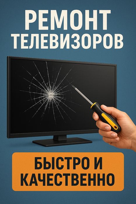 Ремонт телевизоров! Быстро и качественно