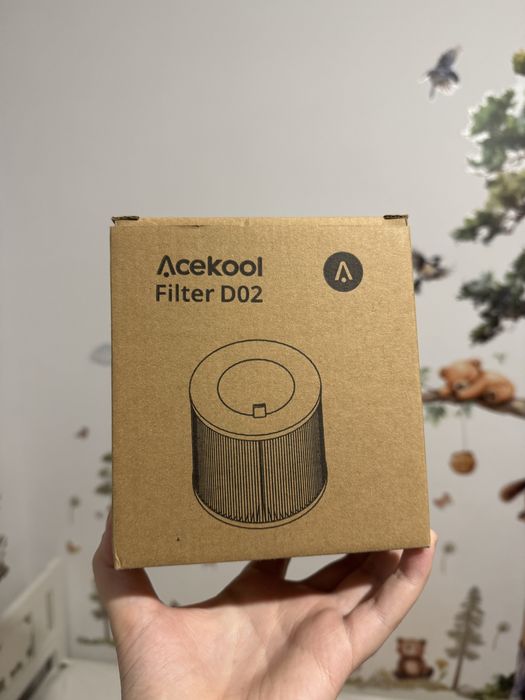 Filtru de aer purificator de aer Acekool nou alb