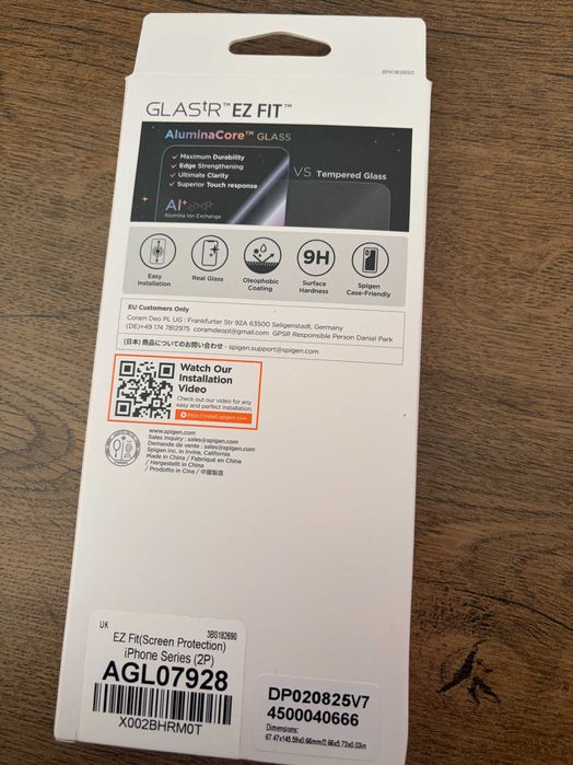 Предпазно стъкло от Spigen за iPhone 17, iPhone 17 Pro, iPhone 16 Pro