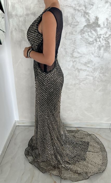 Rochie de seara perle negre
