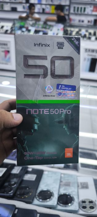 infinix note 50pro 24/256 qora yangi