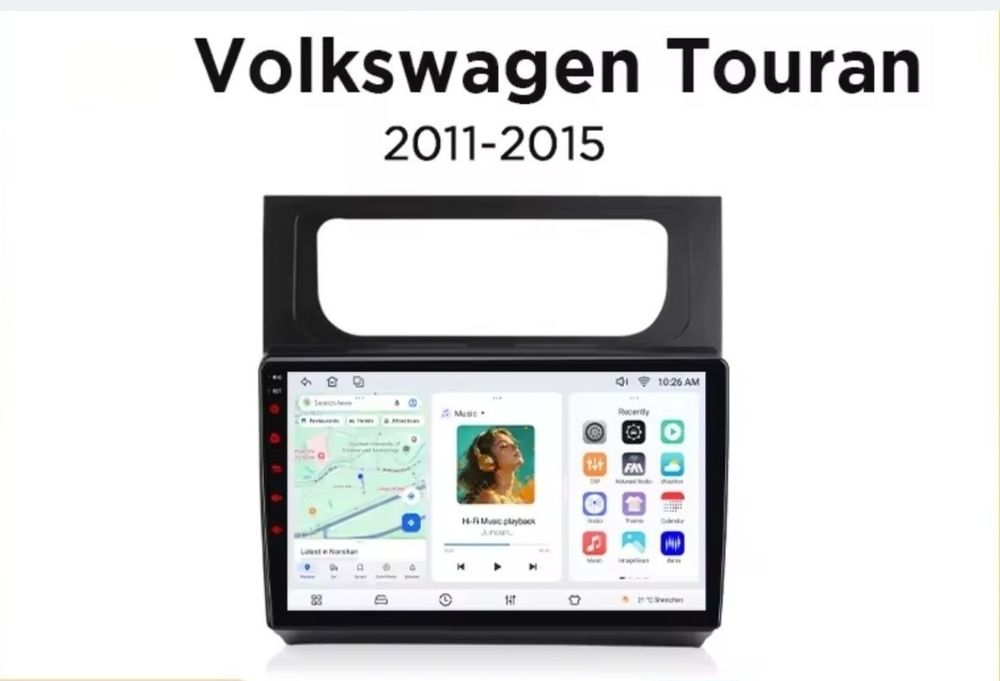 Navigatie Android dedicata VW Touran (2010-2015)