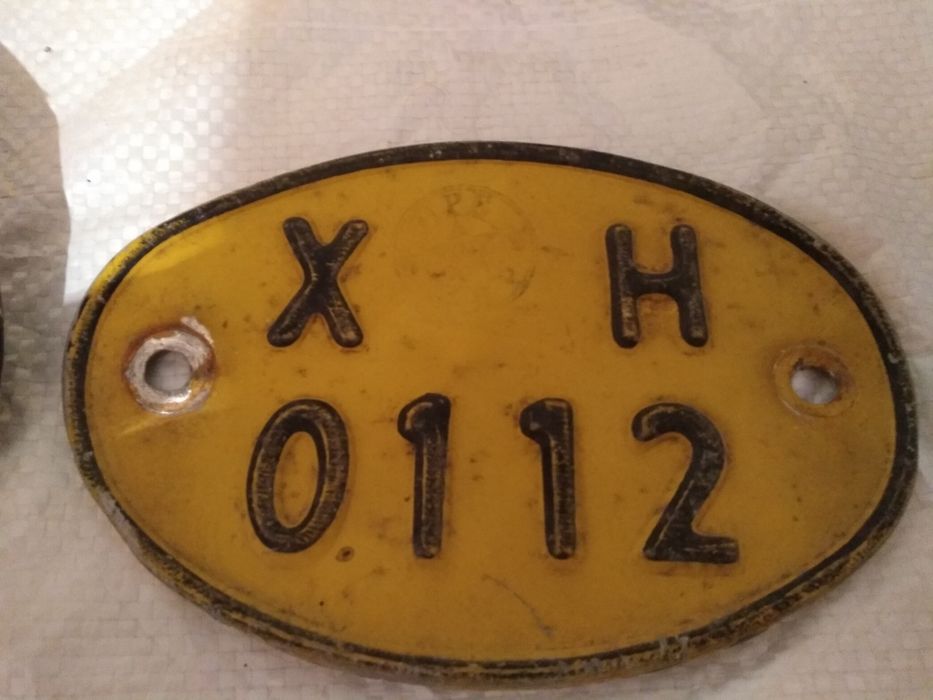 Ретро рег.номера за мотоциклет .