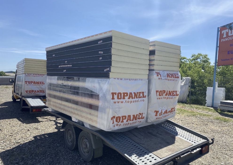 Vand Case pe strucura metalica 100x100