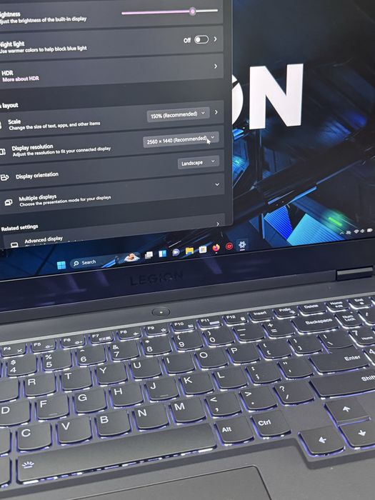 Laptop RTX 3060 Power130W DDR5 Disp 3K pe 165HZ  Ryzen7 6800 Legion PRO