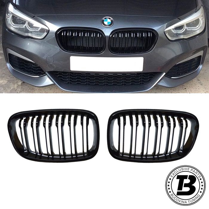 Grile Duble compatibile cu BMW Seria 1 F20 F21 LCI M Design