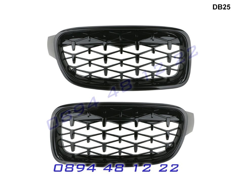 Диамант M3 M Бъбреци Решетки BMW F30 F31 2011-18 БМВ Ф30 Ф31 Гланц