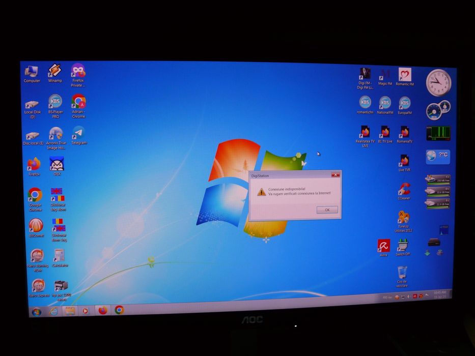 Monitor LED AOC I2276VW (22''/ 5ms), impecabil