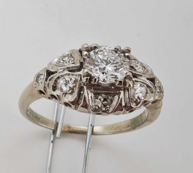 Inel 14k diamante naturale 0,86ct