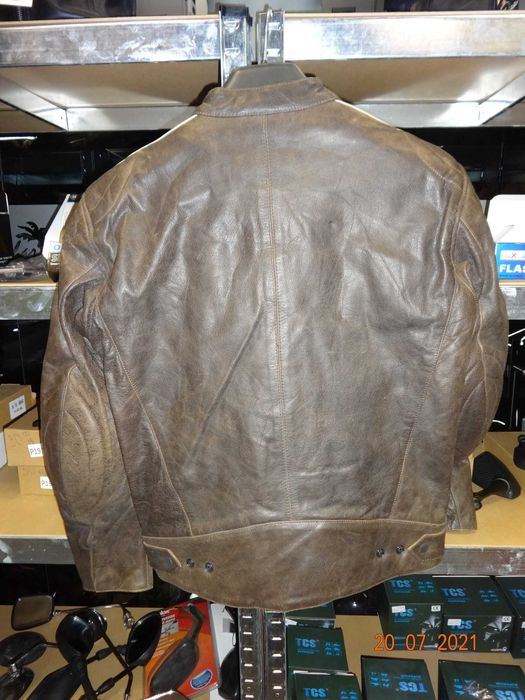 Ново ! Кожено мото яке Arma мото мотор чопър турист