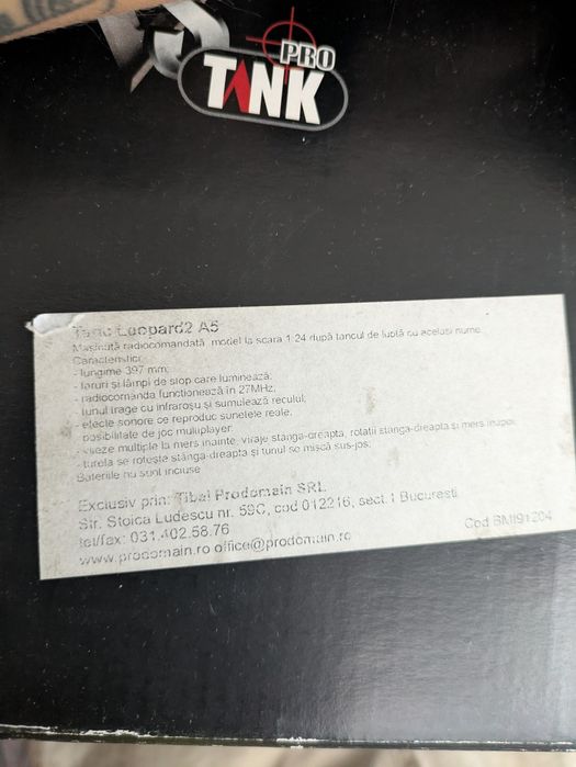 Tanc RC Leopard 2 A6 1:24 (397mm)