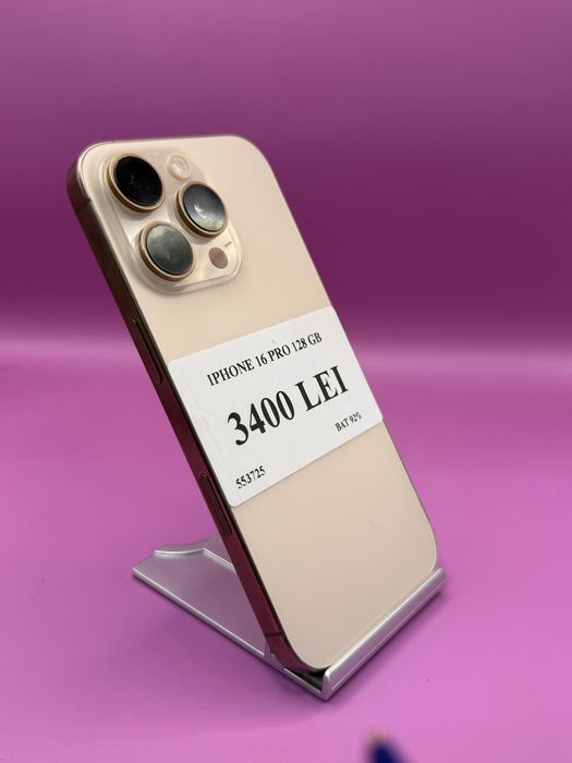 Iphone 16 pro 128 GB bat 92 % •Matei Amanet Margeanului• 5537