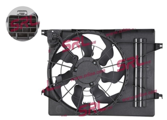 GMV radiator electroventilator Kia Sportage (JE), 2010-2015, Hyundai IX35 (LM), 2009-2015, motor 1.6, 2.0, benzina, 460 mm; 3 pini