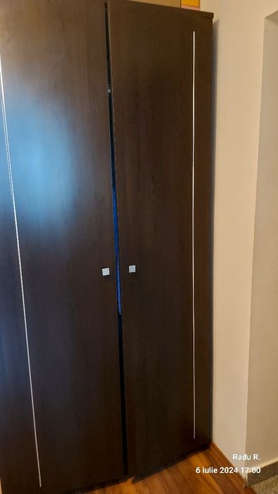 Dulap lemn cu oglinda 5 usi