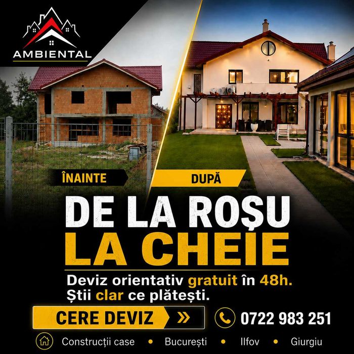 Casă la roșu, gri sau cheie | Deviz gratuit în 48h