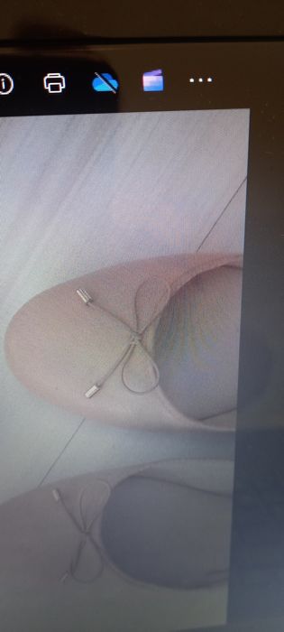 ББалеринки в жълто-бежови