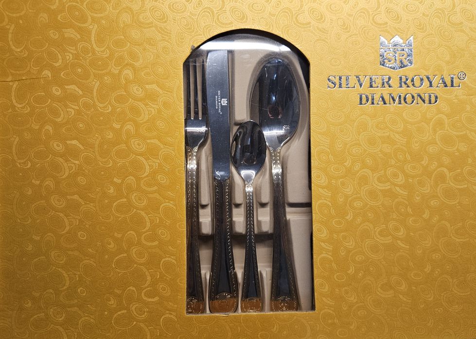 Vand set 24 tacâmuri Silver Royal Dimond