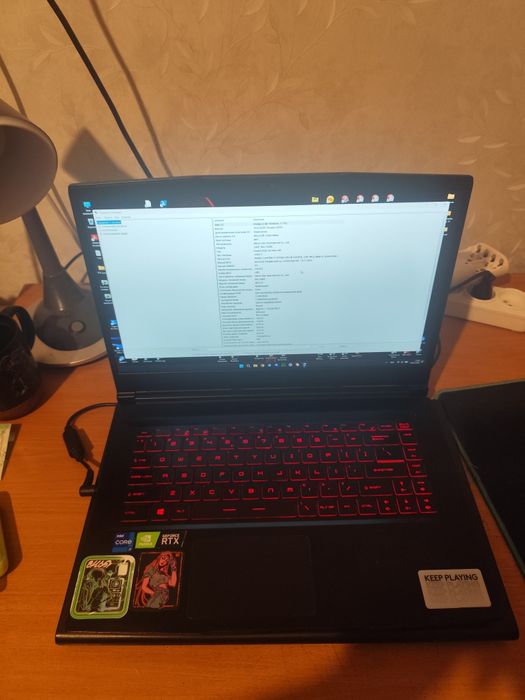 Игровой ноут бук MSI GF65 Thin 10SER | RTX 2060 | 16GB | 512GB NVMe