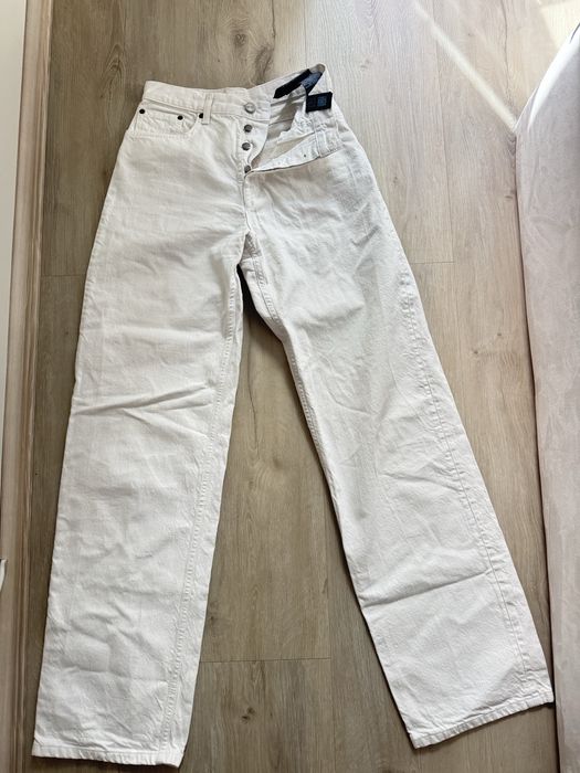 ZARA бели дънки ХС