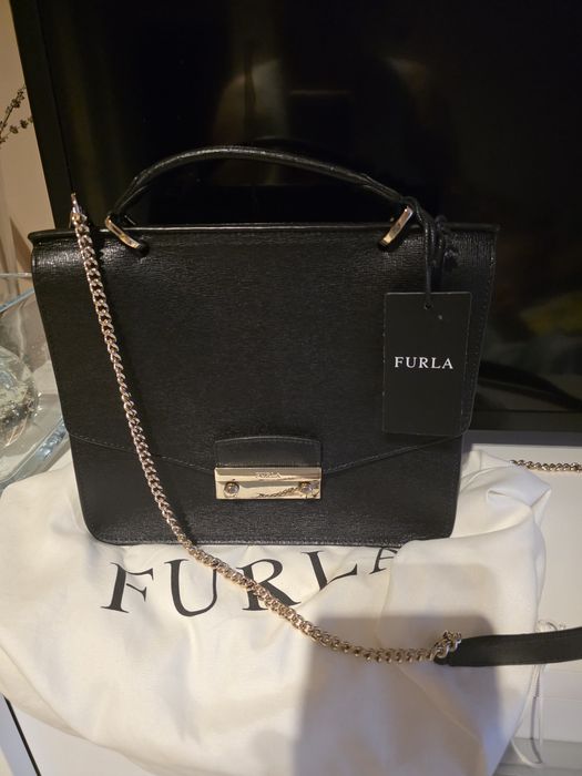 Geanta piele naturala Furla  originala  !