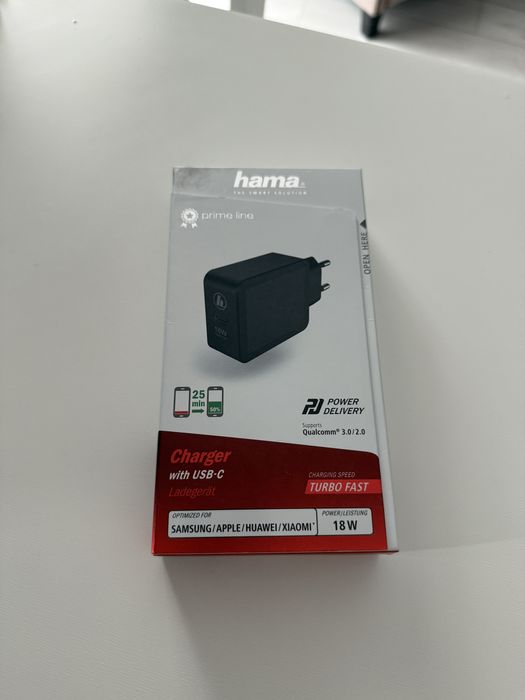 Încărcător Hama USB-C 18W, Turbo Fast