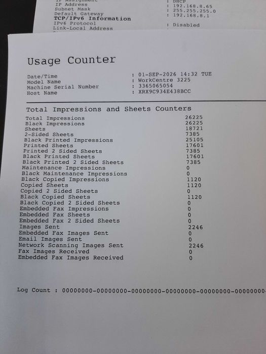 multifunctional laser alb negru A4 Xerox WorkCentre 3225