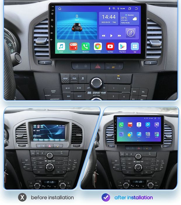 Navigatie android dedicata Opel Insignia (2009- 2013)