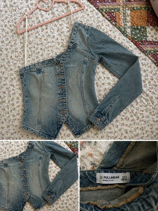 Дънкова блуза PULL&BEAR – размер S