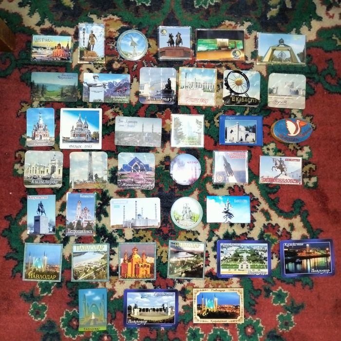 Магниты Казахстан Россия разные города