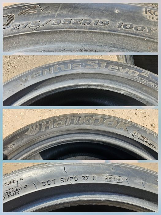Anvelope vara 275 35 19 / 245 40 19 Hankook , Pirelli