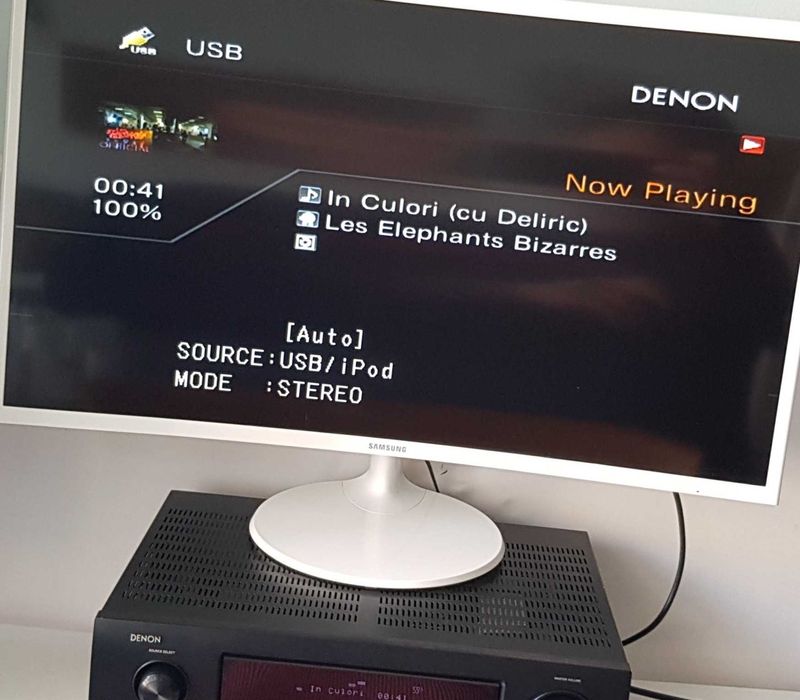 Denon AVR-1911 – Receiver 7.1 – HDMI 3D – Dolby TrueHD – USB – Amplificator stereo dinamic