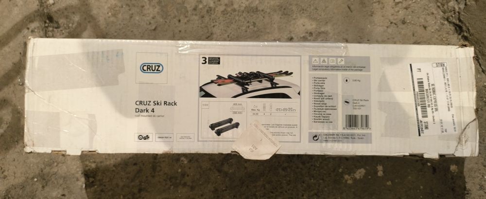 Suport skiuri pentru 4 perechi  Santa Cru