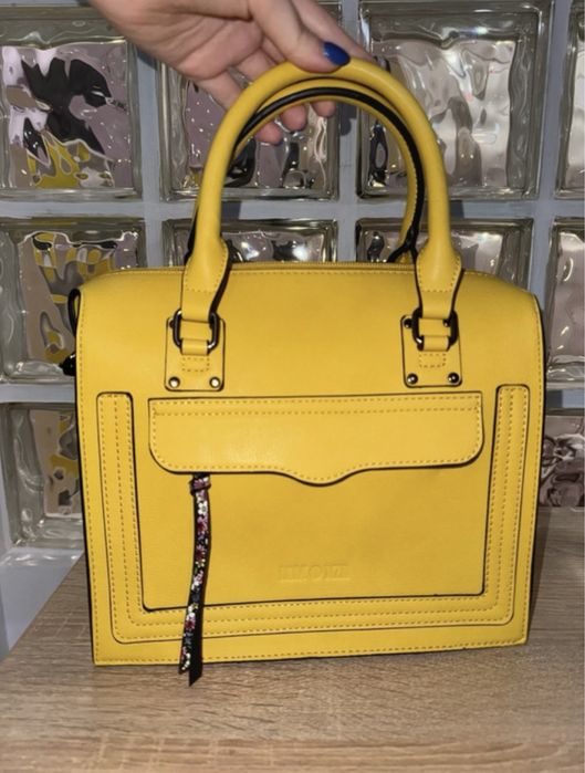 Geanta galbena chic Lamonza