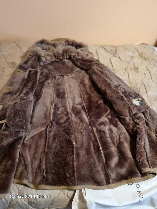 Cojoc damă blana naturală clasa LUX, ultrafinisaj, marimea XL/XXL, Made in Romania, Orastie, fabricat pentru export, purtat de 2 ori, este impecabil