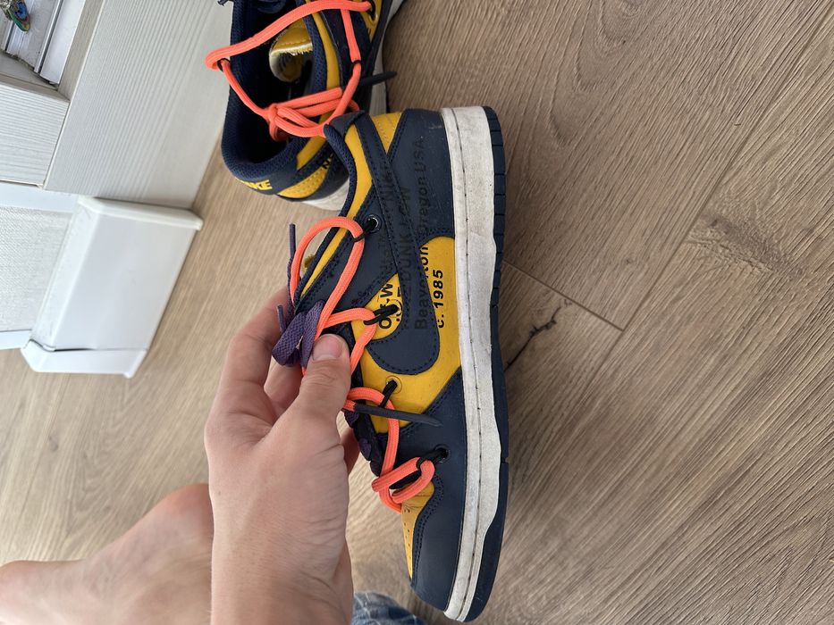 Nike dunk коллабарация с off white