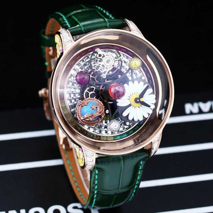 Механичен дамски часовник Jacob & Co Astronomia Fleurs de Jardin