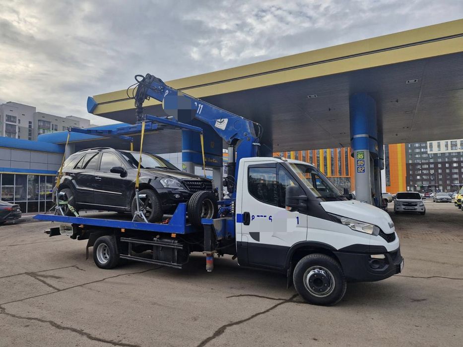 Эвакуатор с краном Астана