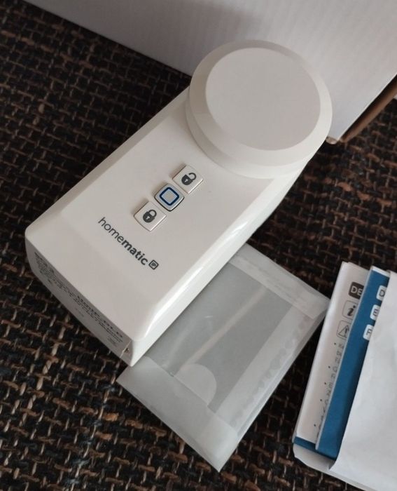 Homematic IP HmIP-DLD Blocare uși Drive Wireless Smart Home, alb Încui